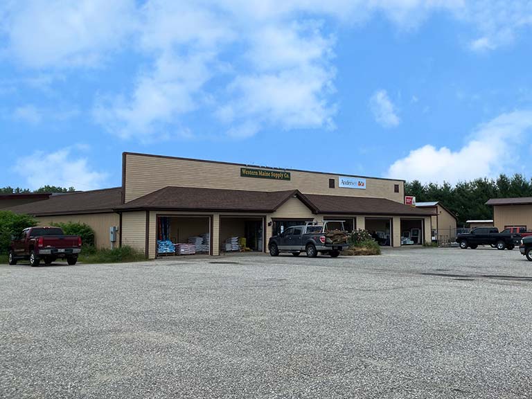 Western Maine Supply Company Maine Building Supplies Hardware Store Lumber Store Cabinetry Flooring Tools Electrical Plumbing Supplies Paint Hardscapes Located in Bethel Maine
